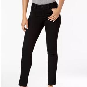 Kut from the Kloth Women's Black Diana Skinny Corduroy Pants Size 10